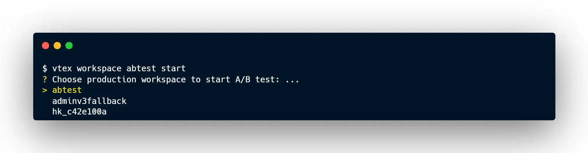 {"base64":" ","img":{"width":2002,"height":524,"type":"png","mime":"image/png","wUnits":"px","hUnits":"px","length":97092,"url":"https://vtexhelp.vtexassets.com/assets/docs/src/abtest-start___5c87b822a4829a1b74a8318510b00c4e.png"}}